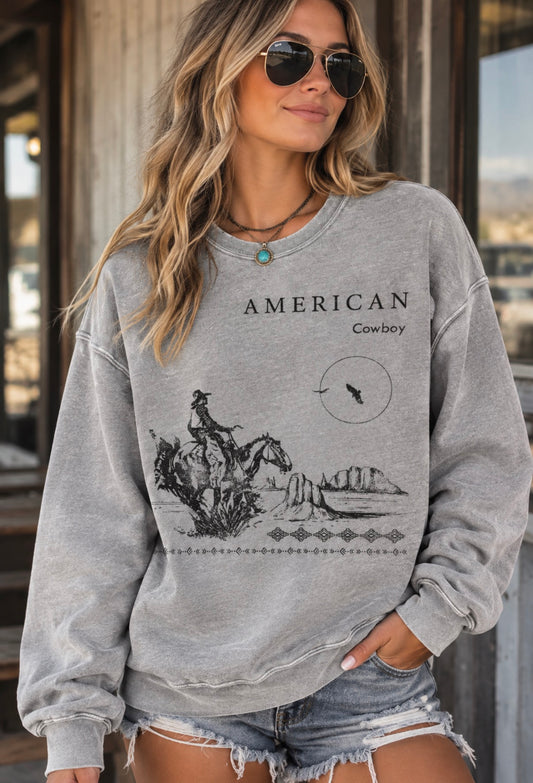 American Cowboy Crewneck