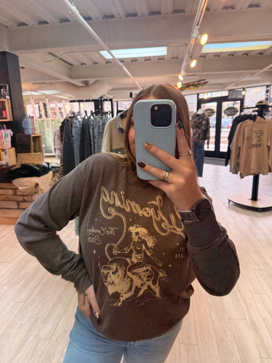 Wyoming Cowboy State Crewneck