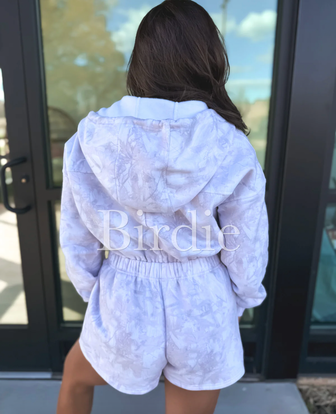 Long Sleeve Hooded Light Camo Romper