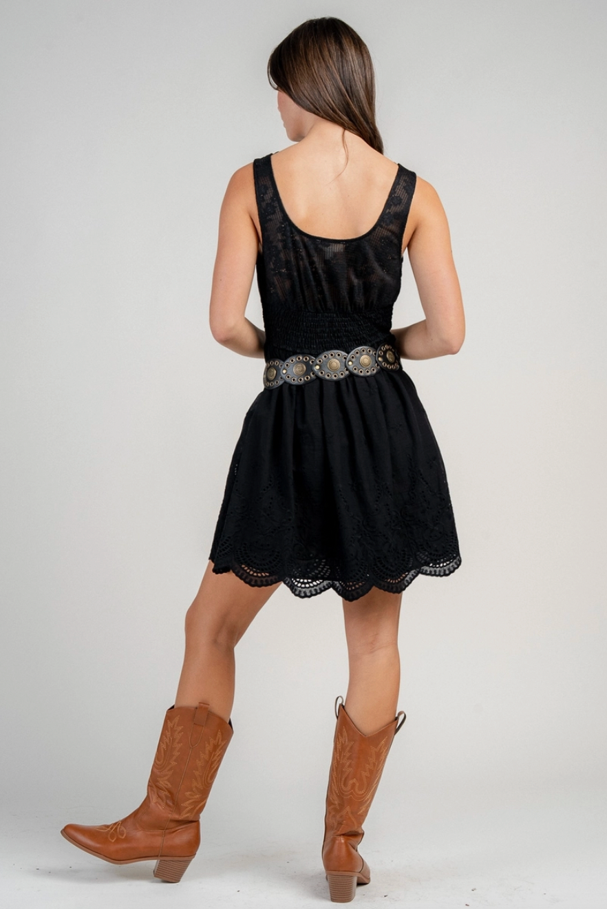 Corset Fit Mini Dress