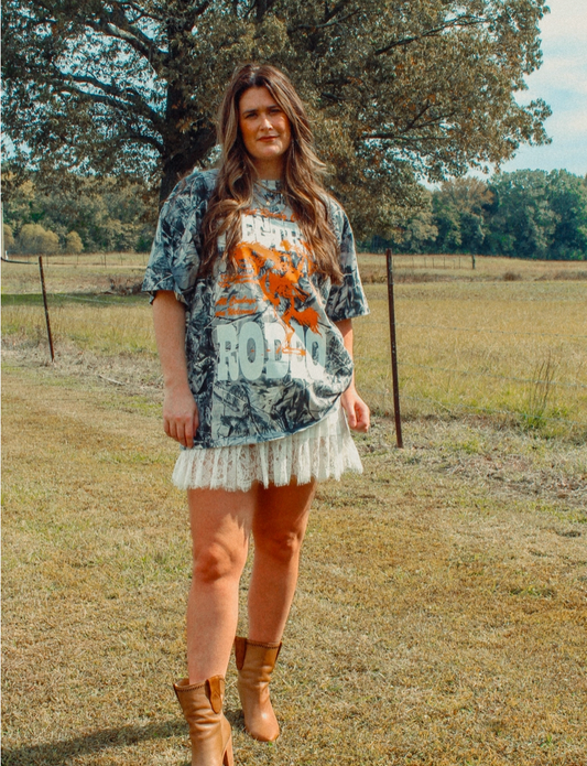 Electric Rodeo Camo Tee
