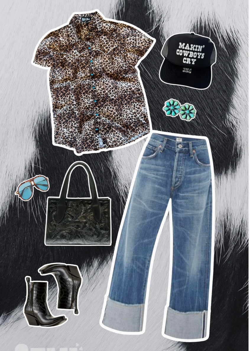 Leopard Pearl Snap