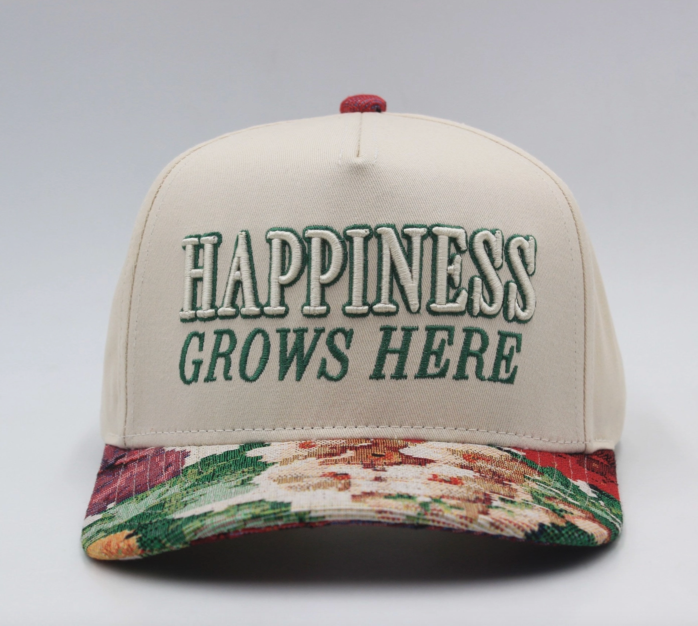 Happiness Grows Here Hat