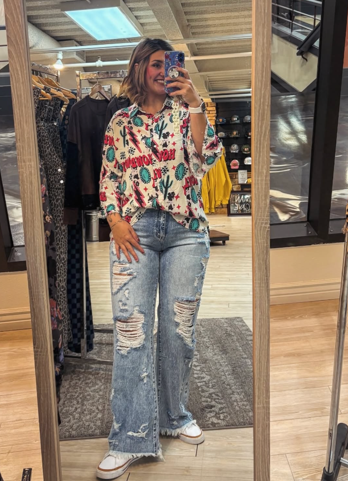 Howdy Button Up Tunic