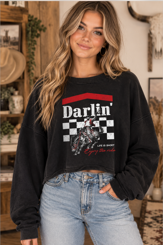 Darlin Cropped Crew