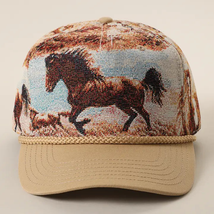 Vintage Wild Horse Hat