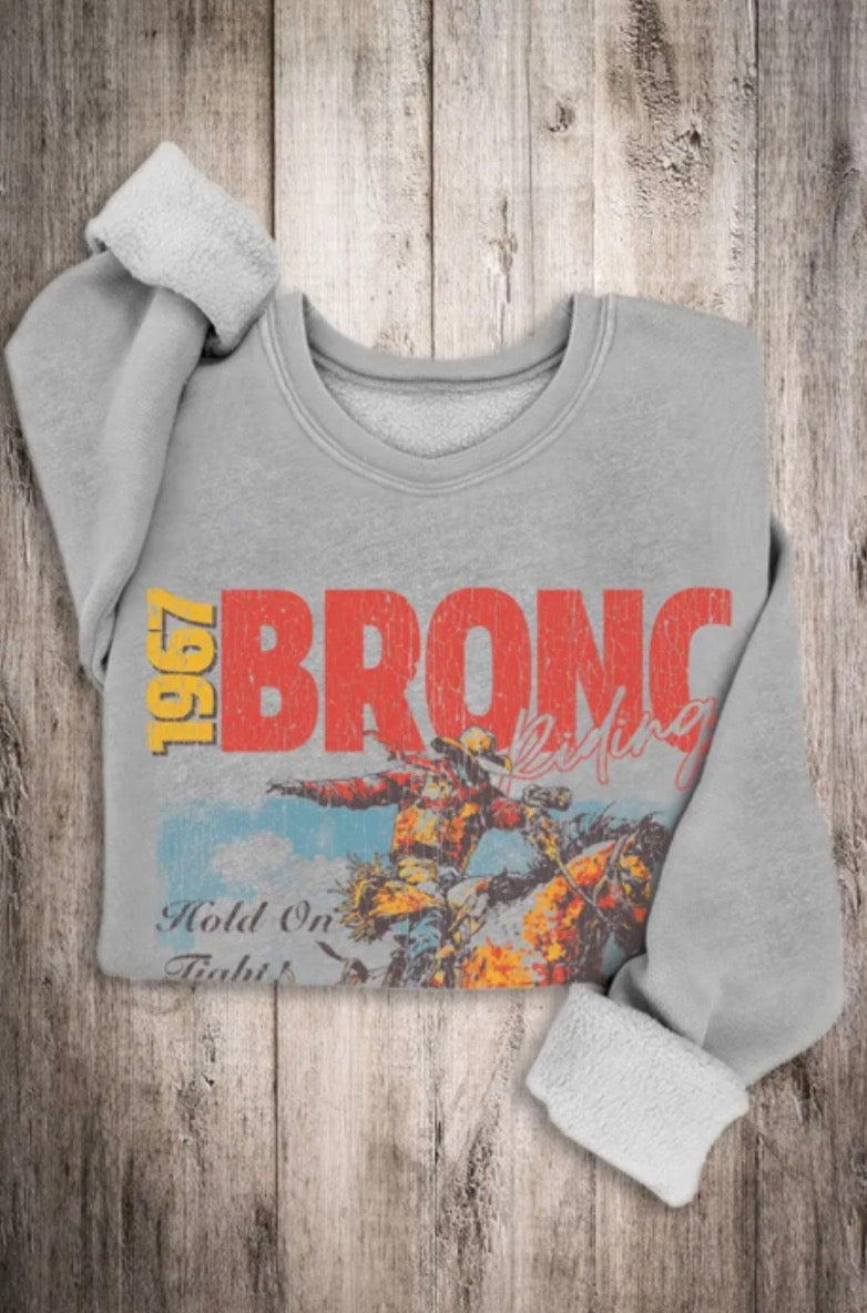 Bronc Riding Vintage Crewneck