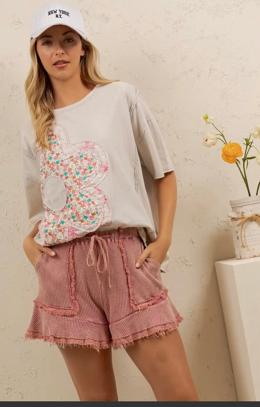 Daisy Patch Oversized Tee