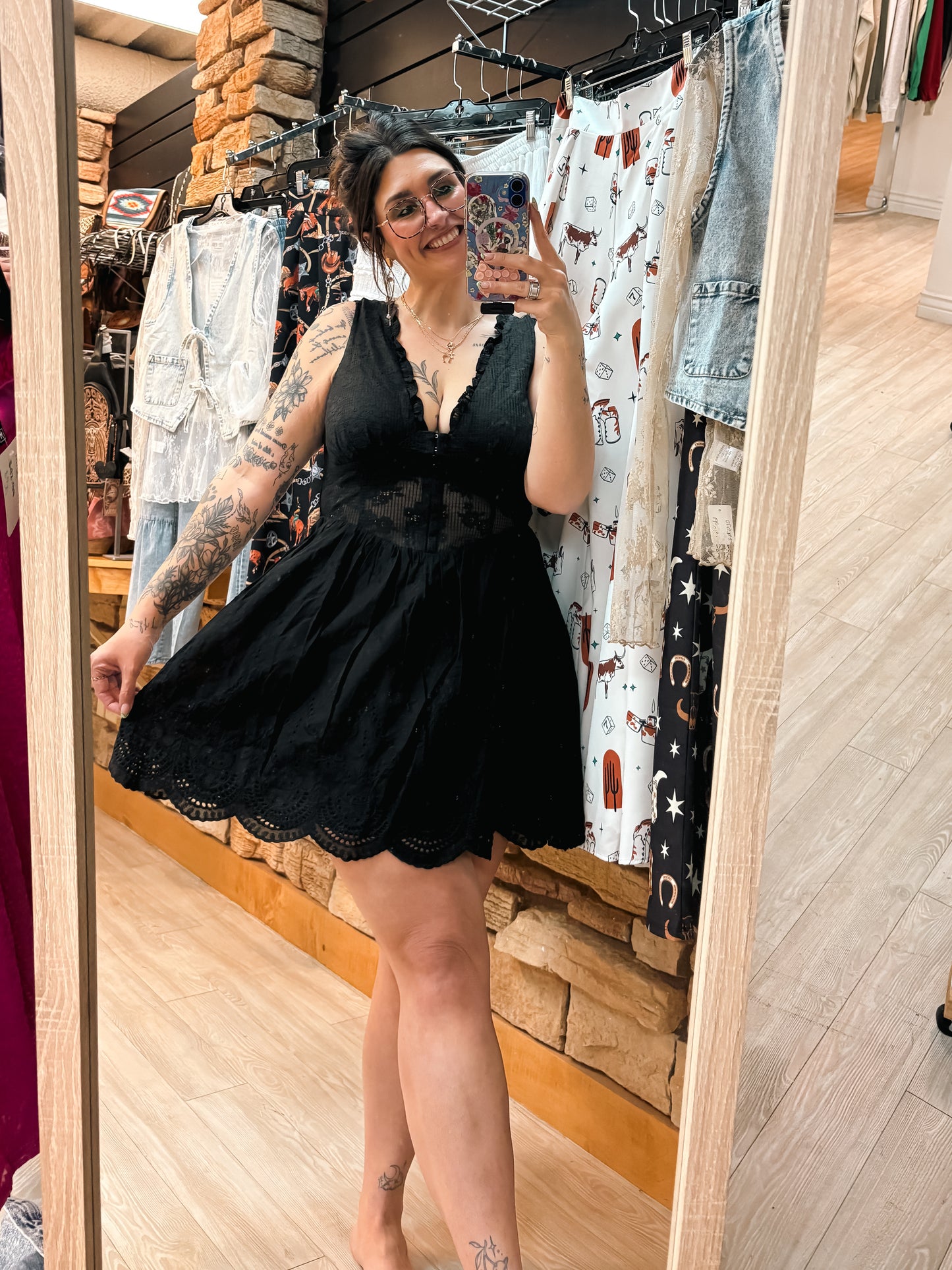 Corset Fit Mini Dress