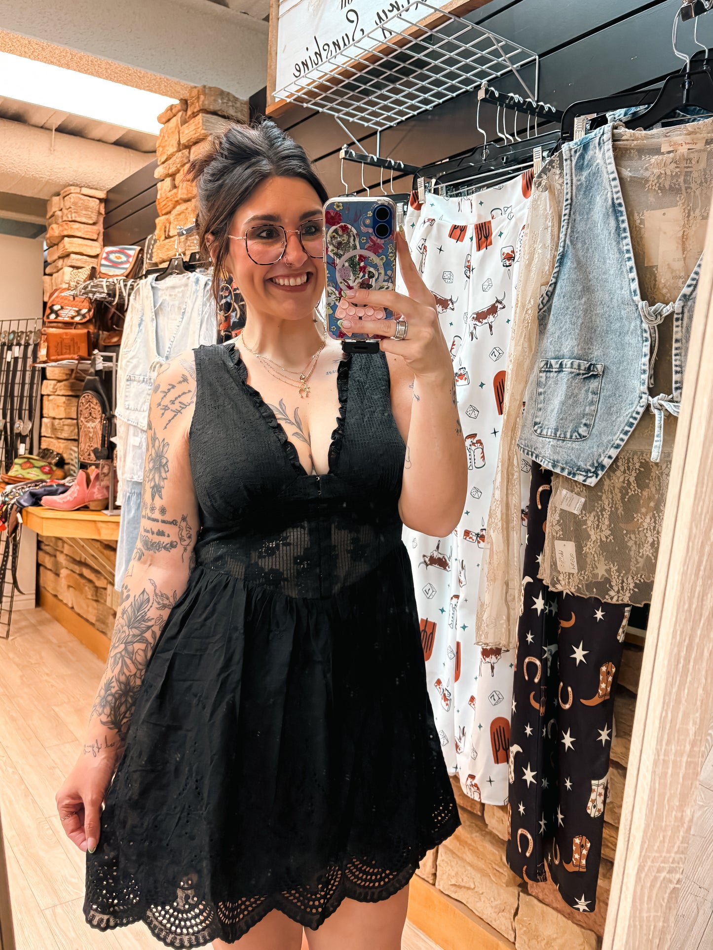 Corset Fit Mini Dress