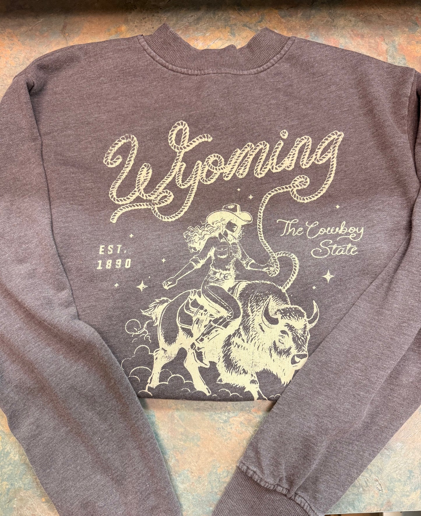 Wyoming Cowboy State Crewneck