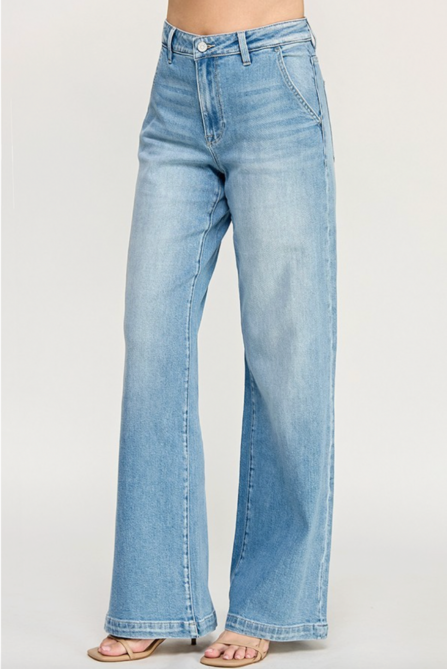 Petra High Rise Palazzo Jeans