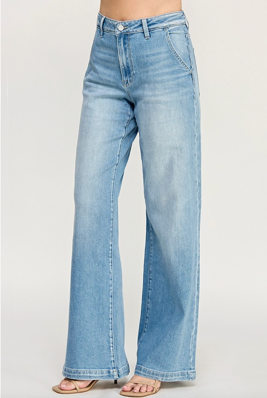Petra High Rise Palazzo Jeans