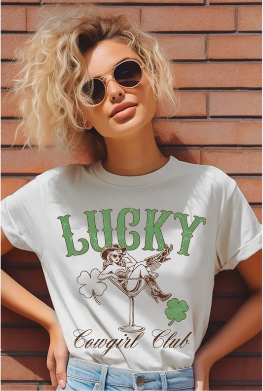Lucky Cowgirl Tee