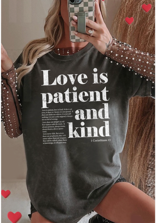 Love Is Patient & Kind Tee