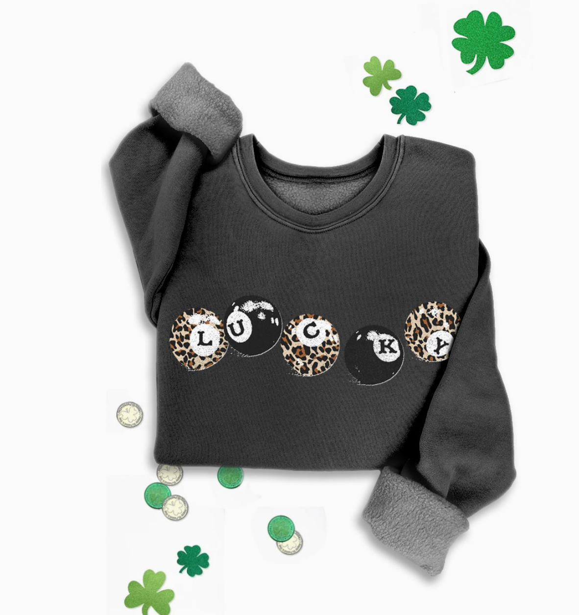 Lucky Eight Ball Crewneck