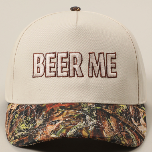 Beer Me Camo Hat