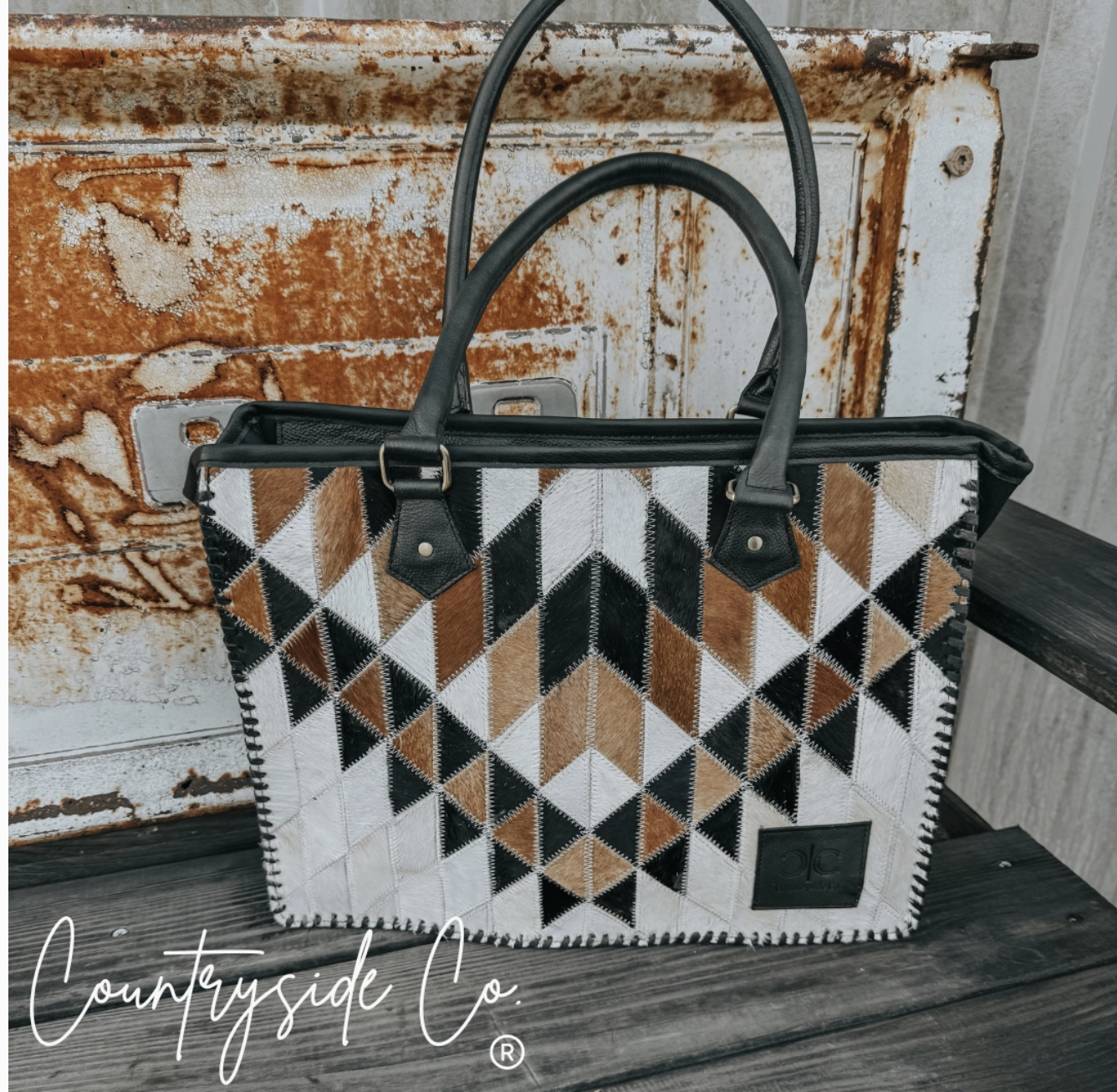 Cora Cowhide Tote