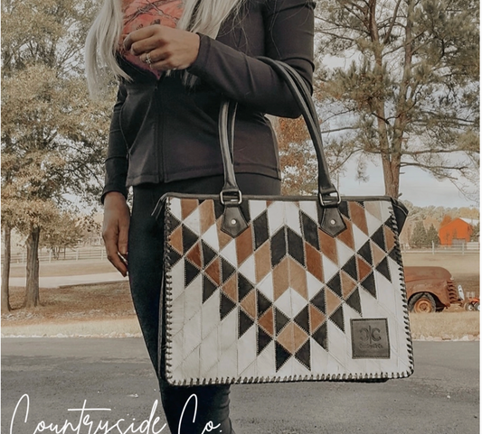 Cora Cowhide Tote