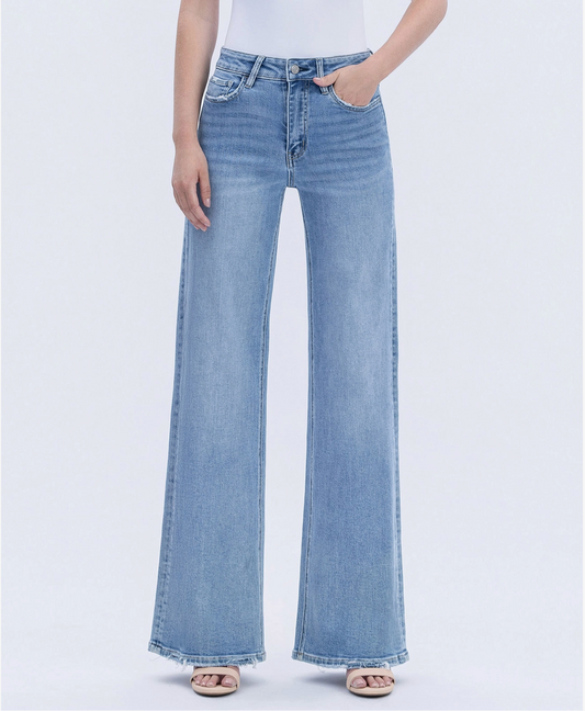 Vervet High Rise Wide Leg Jeans