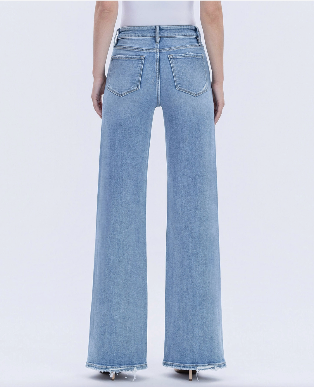 Vervet High Rise Wide Leg Jeans