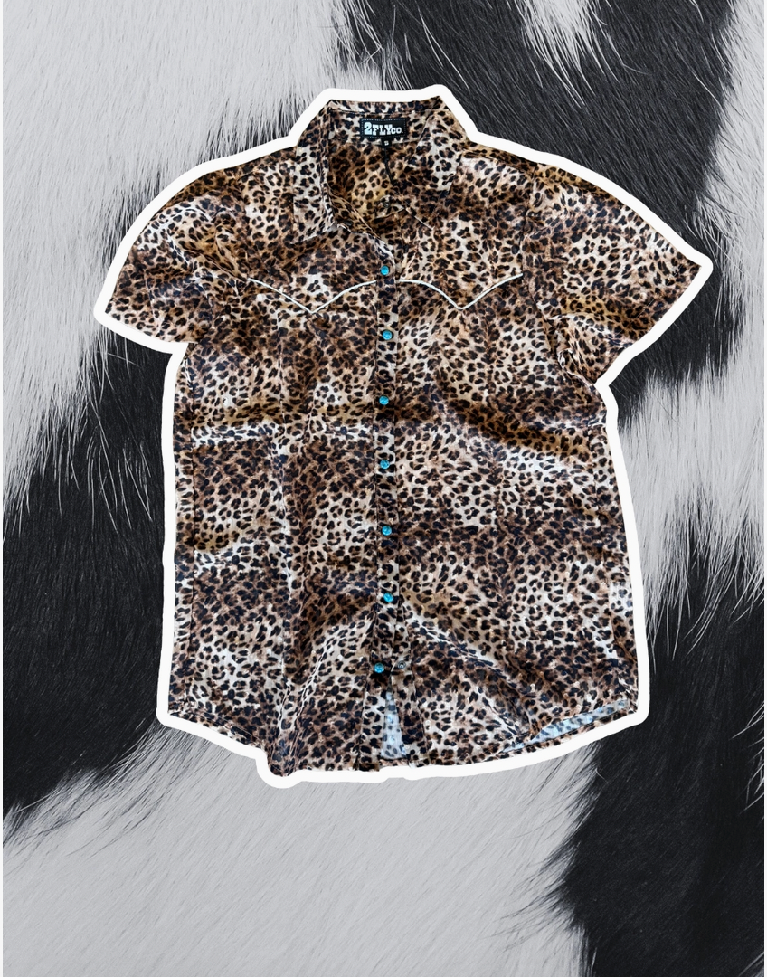 Leopard Pearl Snap