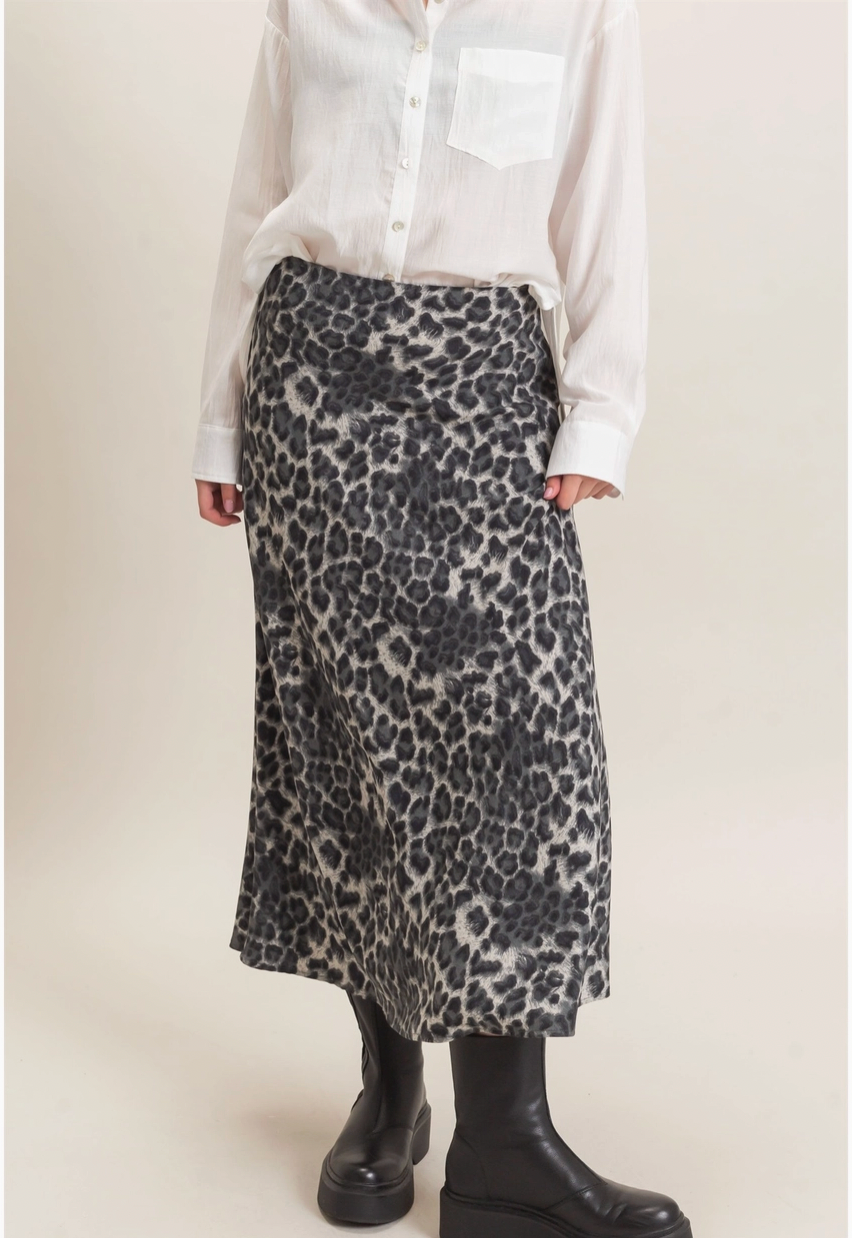 Leopard Print Skirt