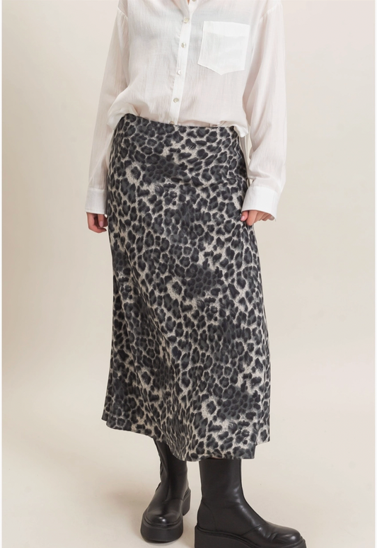 Leopard Print Skirt
