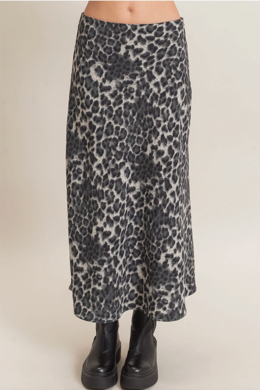 Leopard Print Skirt