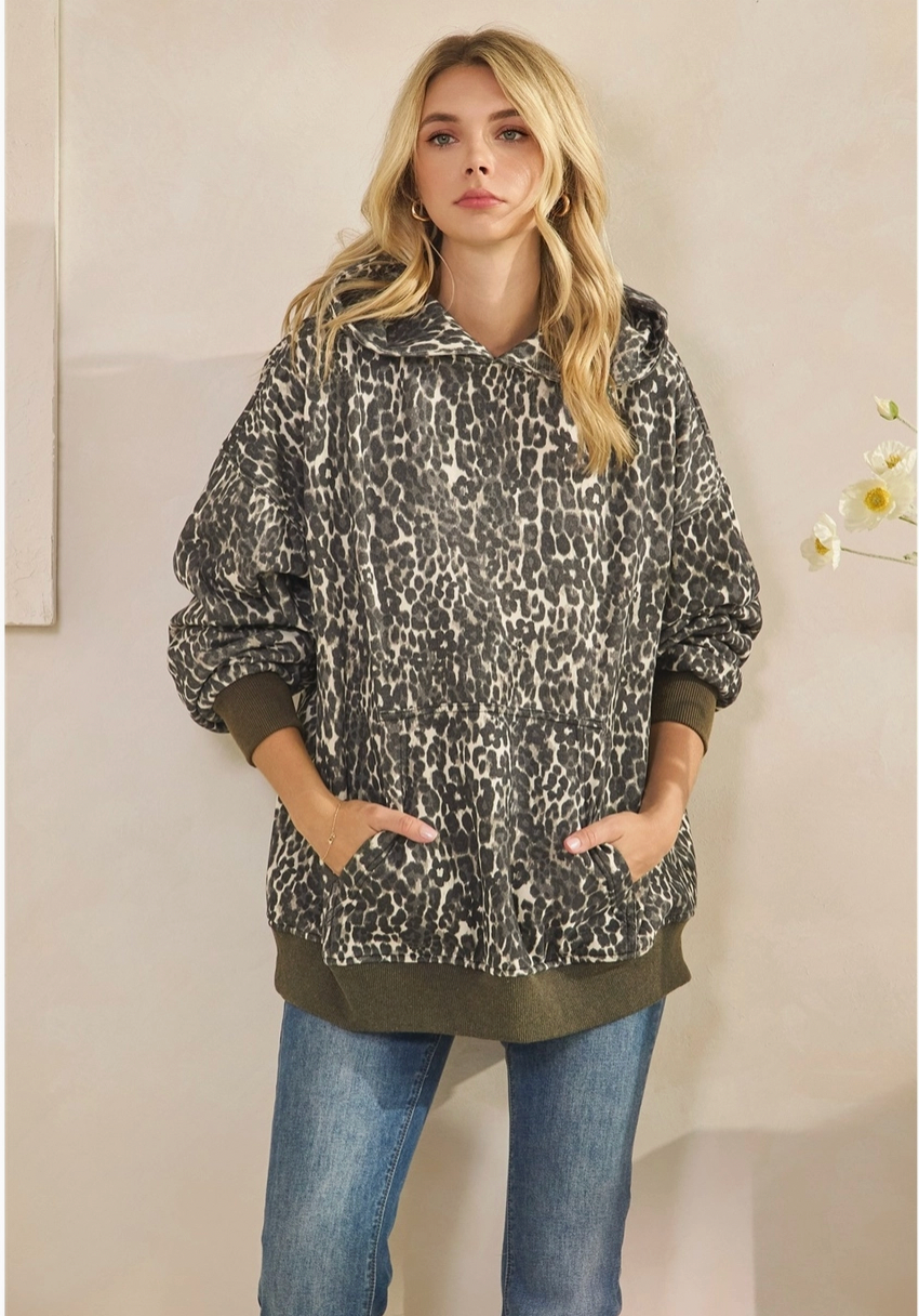Leopard Print Sweatshirt