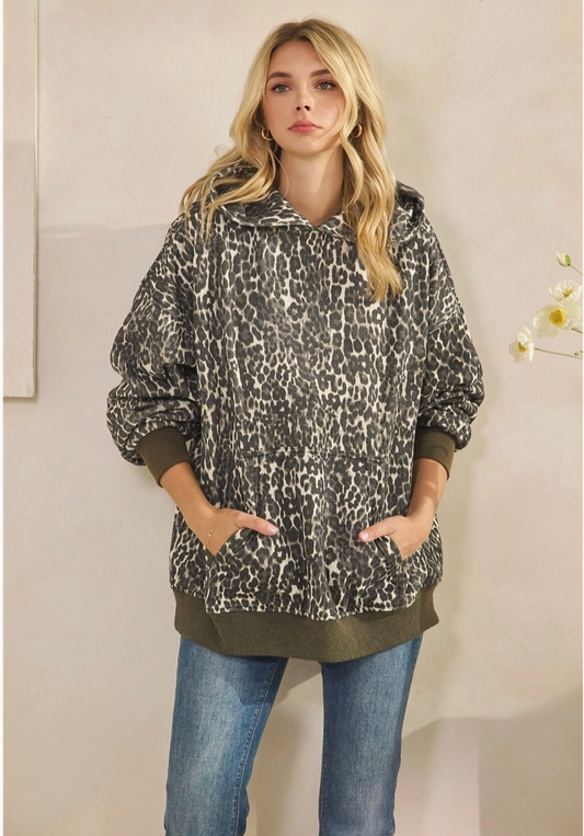 Leopard Print Sweatshirt