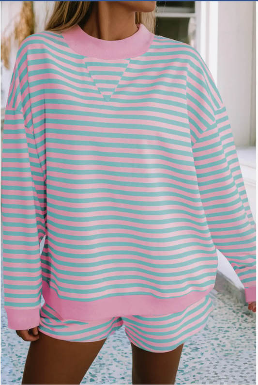 Two Piece Stripe Set