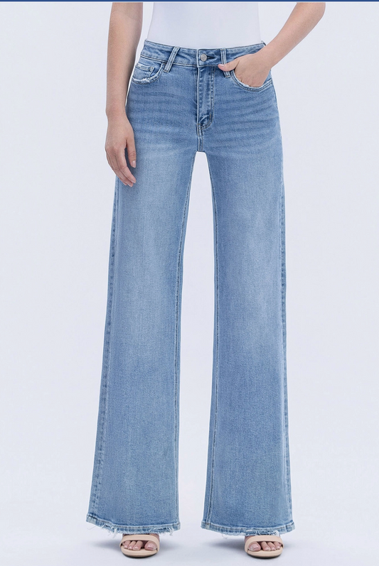 Olivia High Rise Wide Leg Jeans
