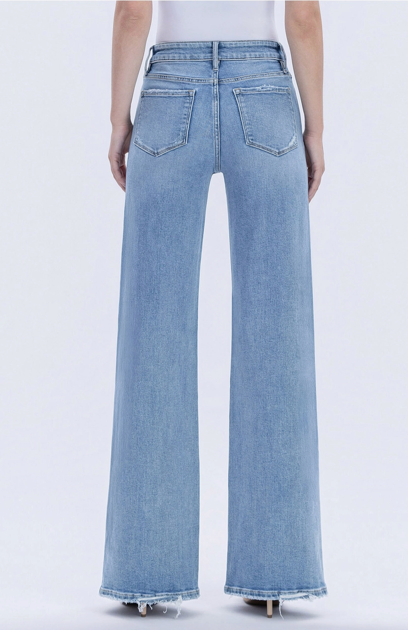 Olivia High Rise Wide Leg Jeans