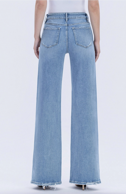 Olivia High Rise Wide Leg Jeans