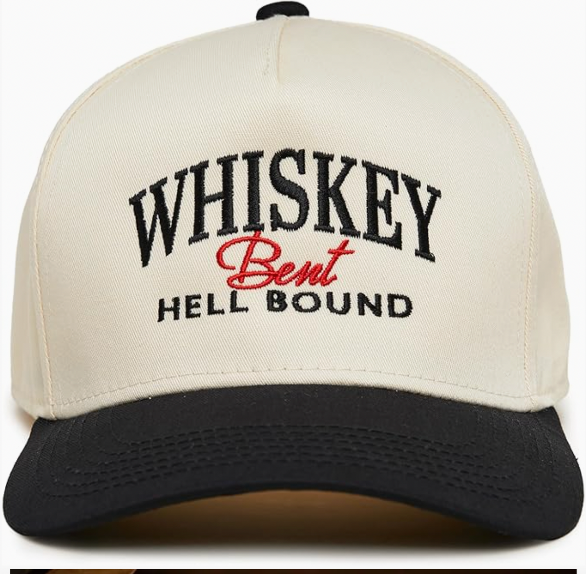 Whiskey Bent & Hell Bound Snapback Hat
