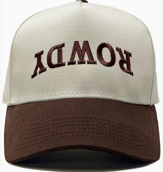 Upside-down Rowdy Snapback Hat