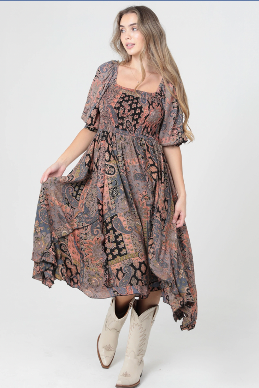 Paisley Maxi Dress