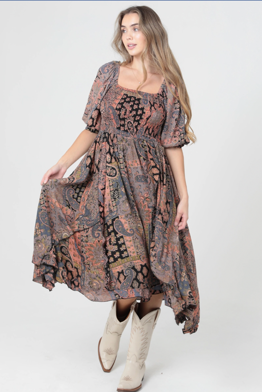 Paisley Maxi Dress