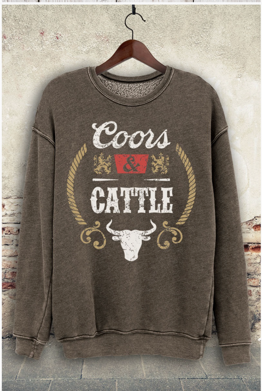 Coors and Cattle Crewneck