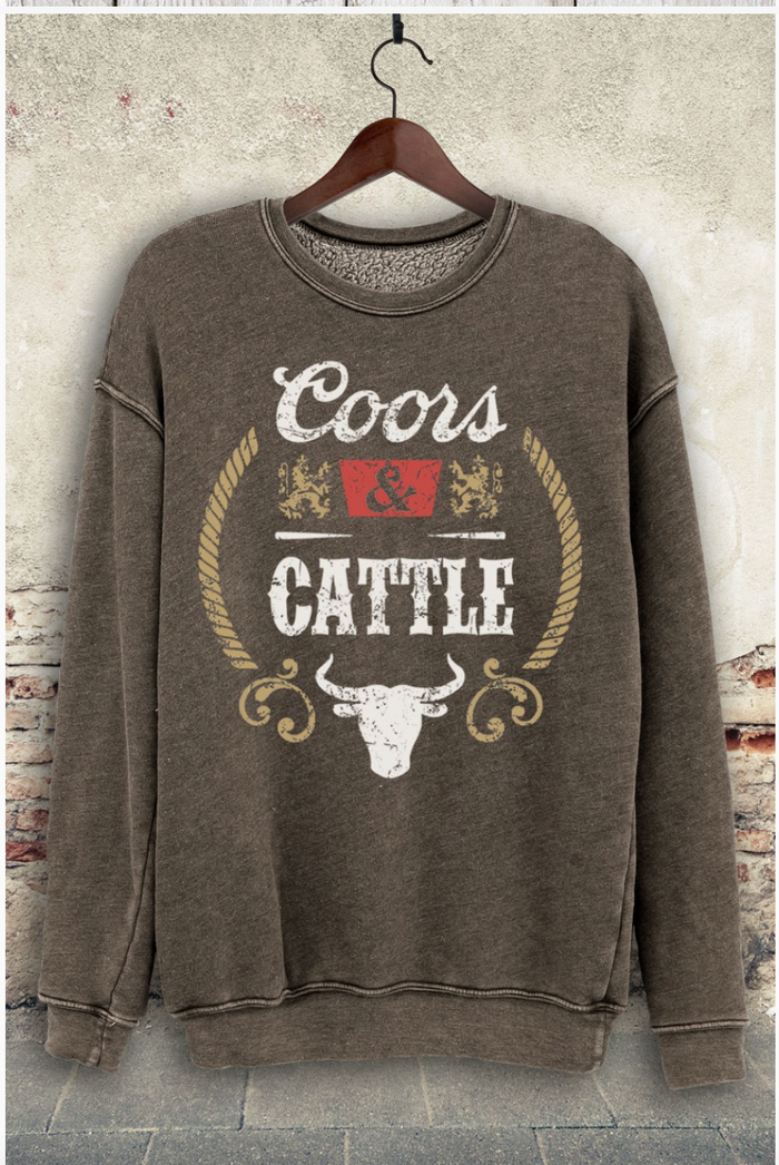 Coors and Cattle Crewneck