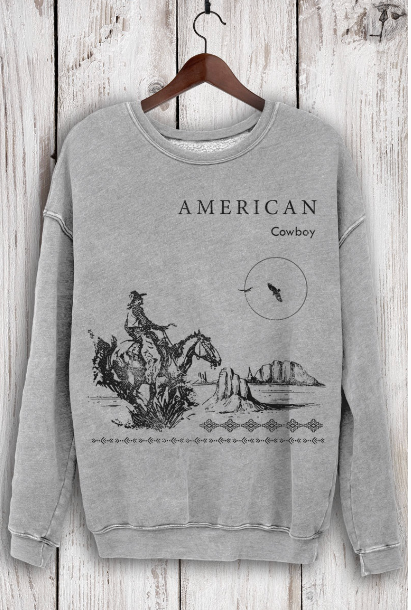 American Cowboy Crewneck