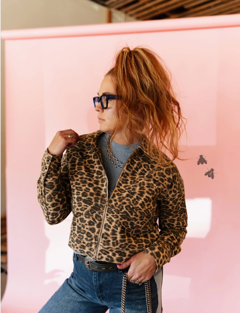 Leopard Zip Jacket