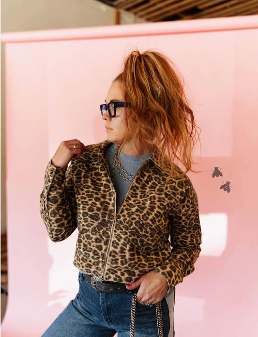 Leopard Zip Jacket