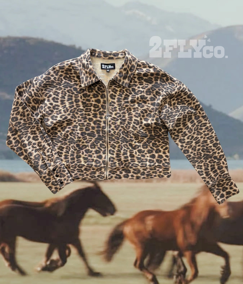 Leopard Zip Jacket