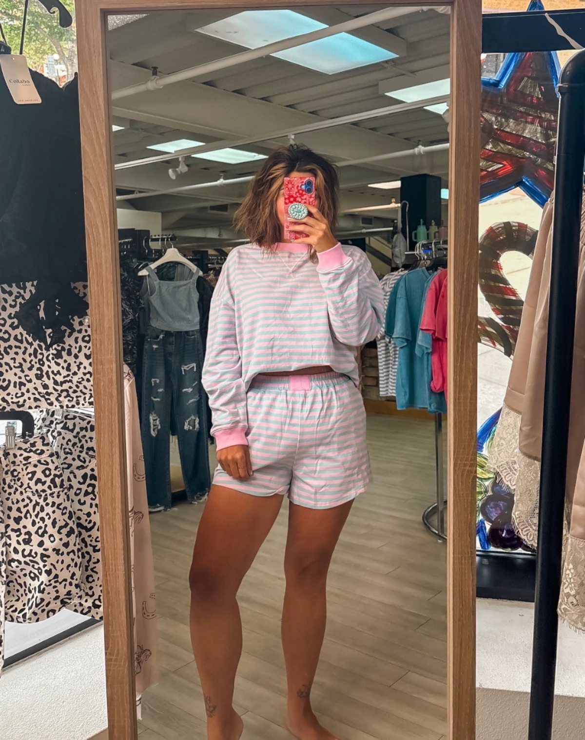 Two Piece Stripe Set
